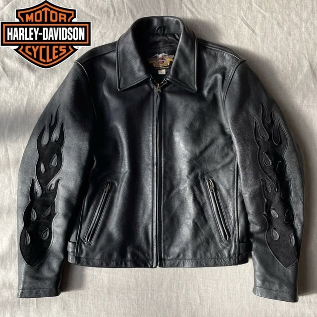 90's HARLEY-DAVIDSON ハーレーダビッドソン  レザーJKT