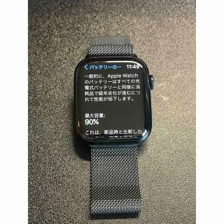 アップルウォッチ(Apple Watch)のapple watch series 7 45mm gps 箱無しケーブルなし(腕時計(デジタル))