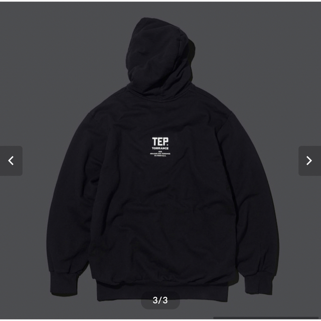 1LDK SELECT(ワンエルディーケーセレクト)のennoy スタイリスト私物 TEP HOODIE ブラック メンズのトップス(パーカー)の商品写真