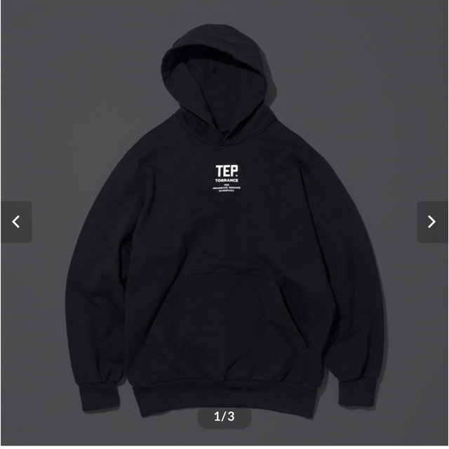 パーカーennoy スタイリスト私物 TEP HOODIE ブラック