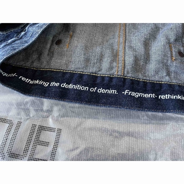 sequel fragment デニムジャケットＬ 藤原ヒロシ XF メンズのジャケット/アウター(Gジャン/デニムジャケット)の商品写真