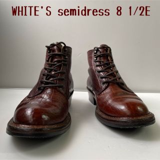 white's semidress 8 1/2E バイソン？ハイド　茶whites