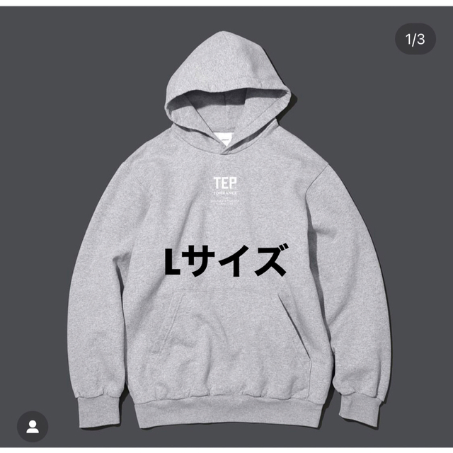 ennoy TEP hoodie Lサイズ　gray