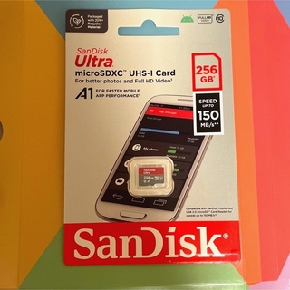 サンディスク(SanDisk)の新品！！新型 sandisk マイクロSDカード　256GB(その他)