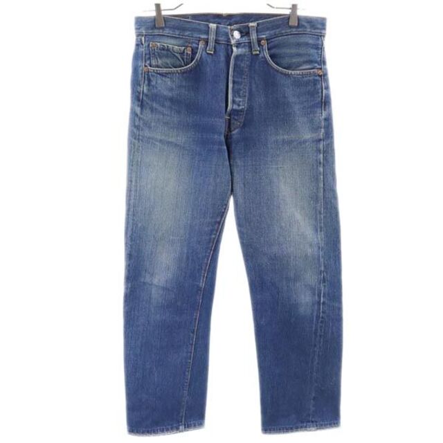 リーバイス 60s 70s 66前期 足長R BIG E 赤耳 イエローステッチ ストレート デニムパンツ Levi's ボタンフライ メンズ   【230319】