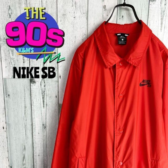 90s_km大人気　NIKE SB ナイキエスビー　ワンポイントロゴ　コーチジャケット　希少