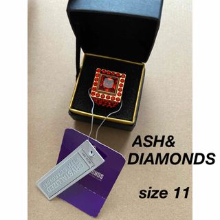 アッシュアンドダイアモンド(ASH&DIAMONDS)の【ASH&DIAMONDS】ゴールドリング【新品】(その他)