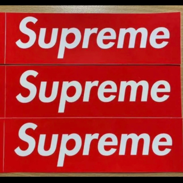 Supreme(シュプリーム)のsupreme ステッカー　3枚 エンタメ/ホビーの声優グッズ(ステッカー（シール）)の商品写真