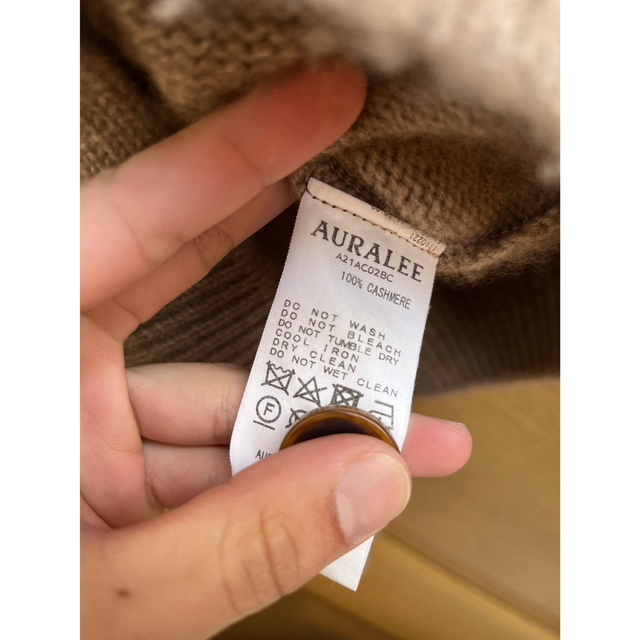 AURALEE - 21AW BABY CASHMERE KNIT CADIGAN の通販 by S's shop