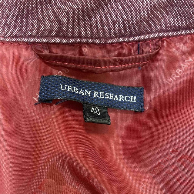 URBAN RESEARCH(アーバンリサーチ)のURBANRESEARCH  アーバンリサーチ　ダウンベスト　赤 メンズのトップス(ベスト)の商品写真