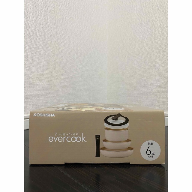 メーカー保証|新品】エバークック アイボリー 6点セット ガス火 メーカー保証|新品】エバークック アイボリー 6点セット ガス火