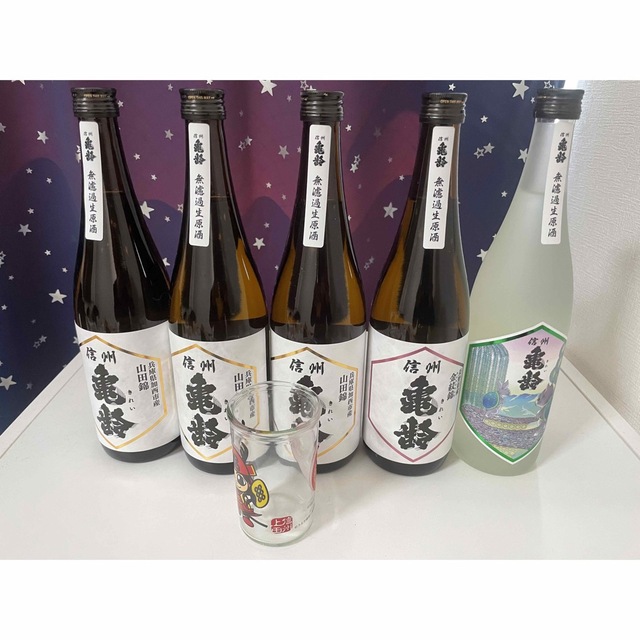 信州亀齢☆真里ラベル☆純米大吟醸金亀☆山田錦☆金紋錦 720ml 5セット