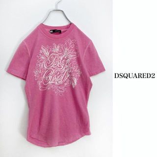 ディースクエアード(DSQUARED2)のディースクエアード　レディース　半袖　プリントTシャツ　ダメージ加工　イタリア製(Tシャツ(半袖/袖なし))