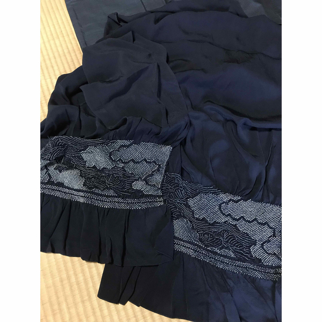 ○大島紬 着物&羽織&長襦袢&兵児帯&羽織紐5セット | www
