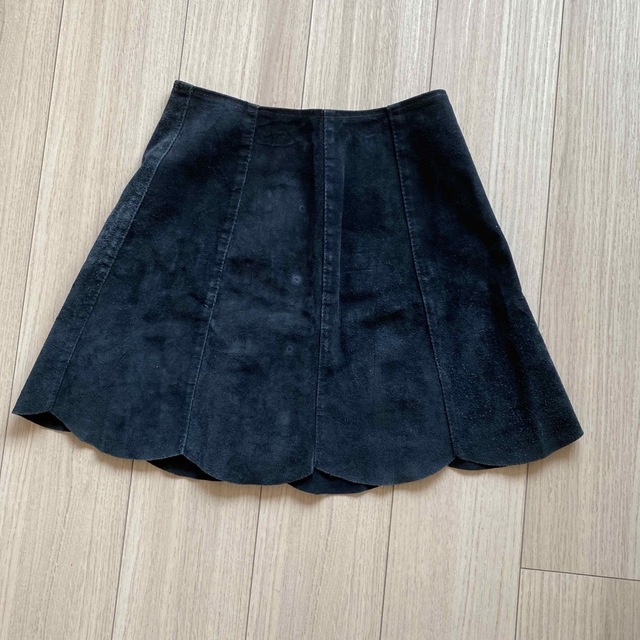 革ミニスカート レディースのスカート(ミニスカート)の商品写真