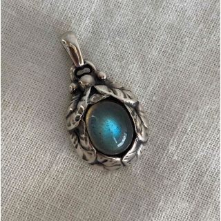 Georg Jensen(ネックレス ・ グリーン・カーキ/緑色系)の Georg Jensen(ネックレス ・ グリーン・カーキ/緑色系)の