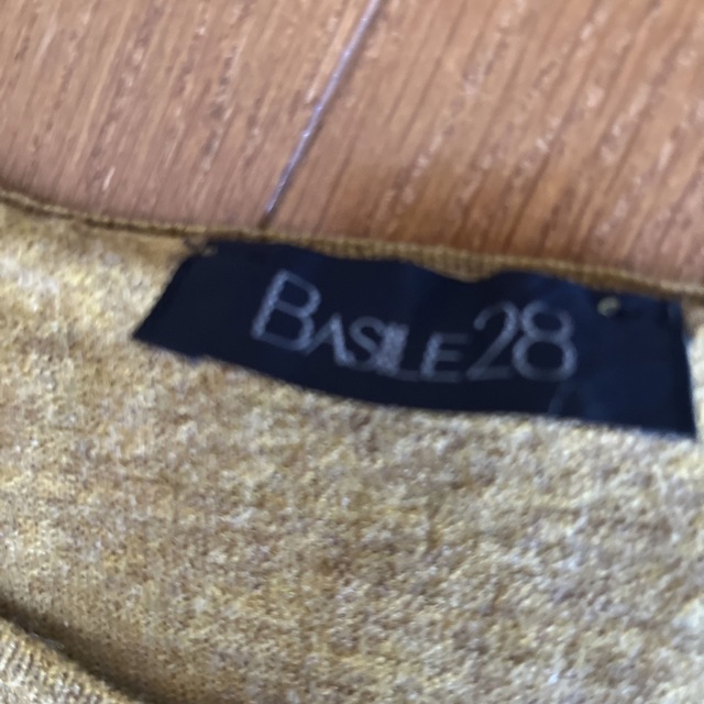 春ウール　BASILE 28  半袖セーター　レディースS レディースのトップス(ニット/セーター)の商品写真