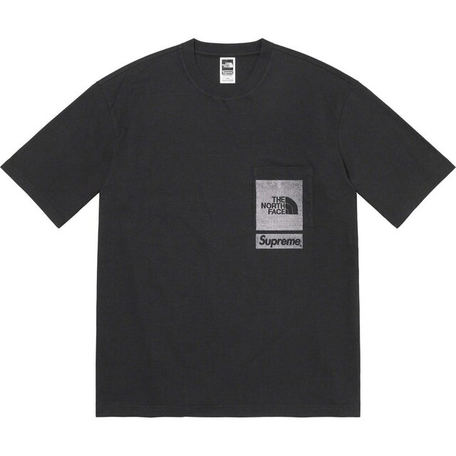 supreme thenorthface printed pocket tee 低価格 64.0%OFF