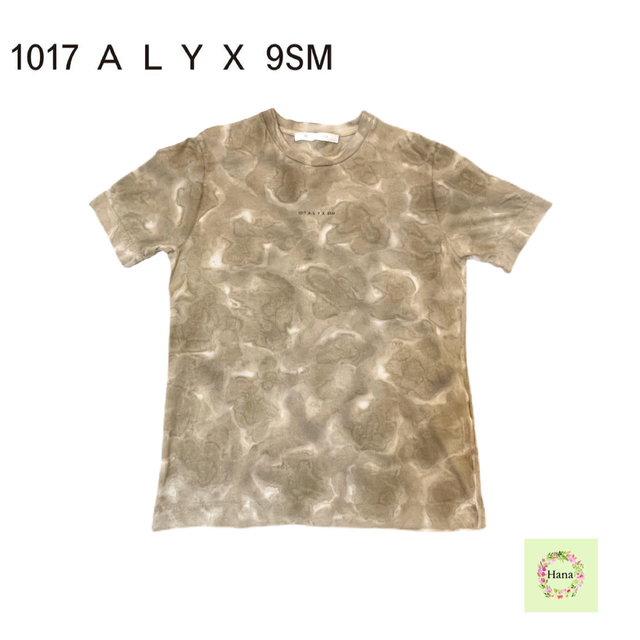 1017 ALYX 9SM アリクス ロゴ Tシャツ コットン 半袖 ベージュ中古写真をご覧ください付属品