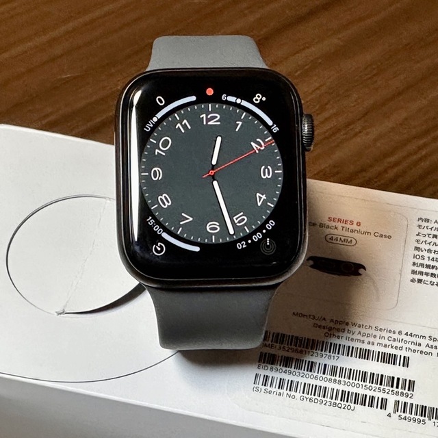 Apple Watch6 44mm Titanium チタニウム