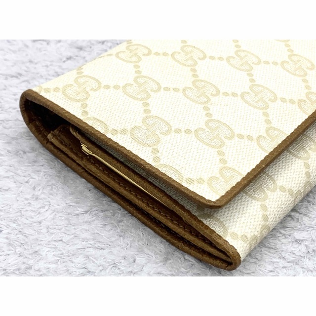 グッチ 長財布 ✨箱付き美品✨GGスプリーム オールドグッチ がま口