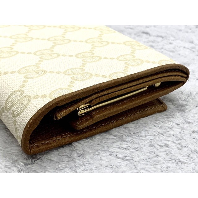 グッチ 長財布 ✨箱付き美品✨GGスプリーム オールドグッチ がま口