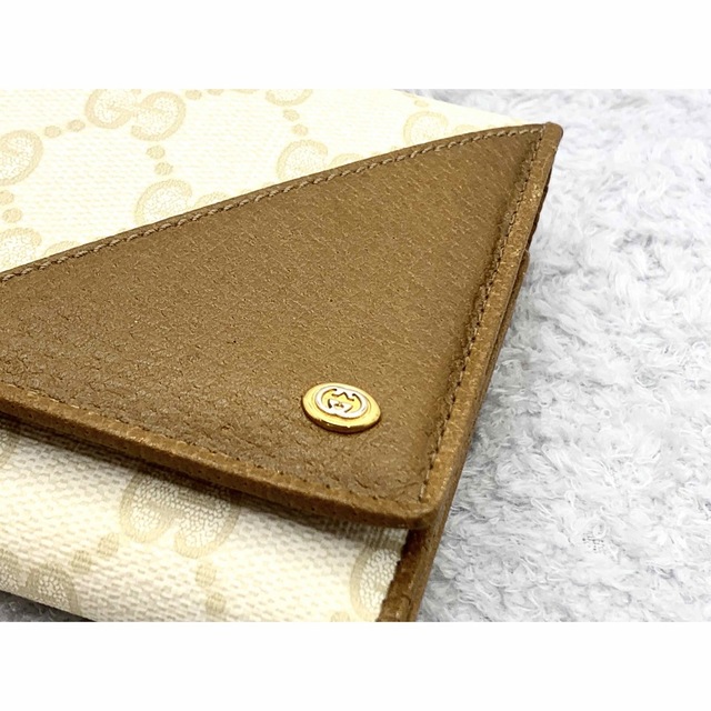 グッチ 長財布 ✨箱付き美品✨GGスプリーム オールドグッチ がま口