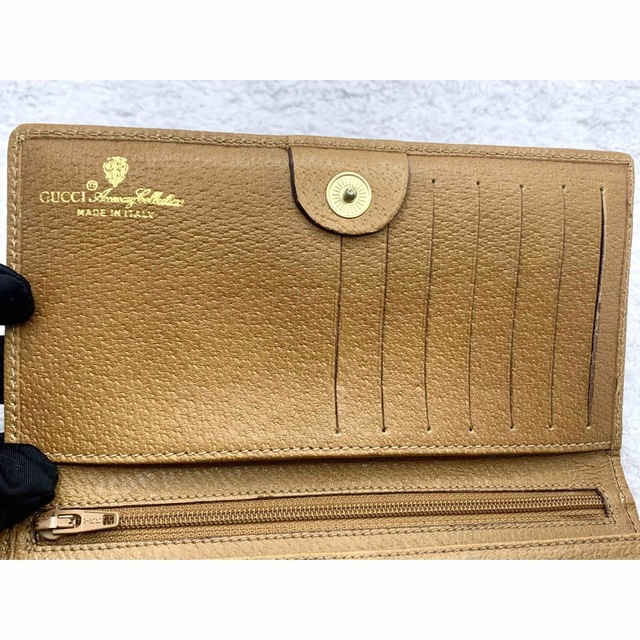 グッチ 長財布 ✨箱付き美品✨GGスプリーム オールドグッチ がま口