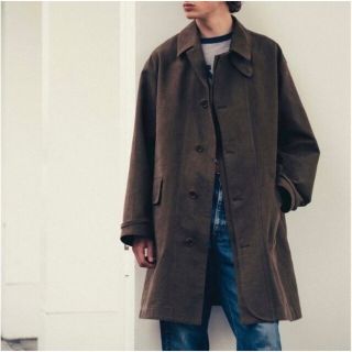 コモリ(COMOLI)の22AW a.presse motorcycle half coat (ステンカラーコート)