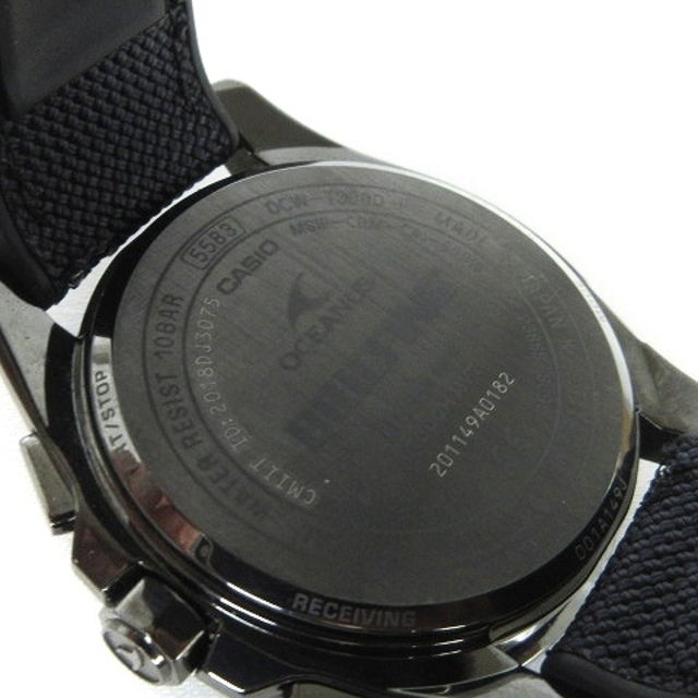 CASIO(カシオ)のカシオ 美品 オシアナス ブリーフィング 限定モデル 腕時計 黒 ■SM0 レディースのファッション小物(腕時計)の商品写真