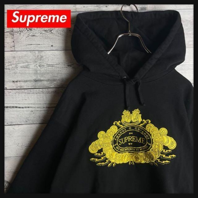 【入手困難】シュプリーム☆ビッグロゴ　ヴィンテージ加工　パーカー　supreme