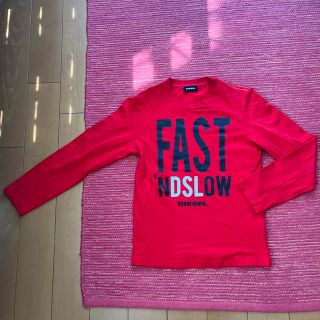 ディーゼル(DIESEL)のDIESEL kidsロゴロンT 美品(ディーゼルキッズロゴロングTシャツ)(Tシャツ/カットソー)