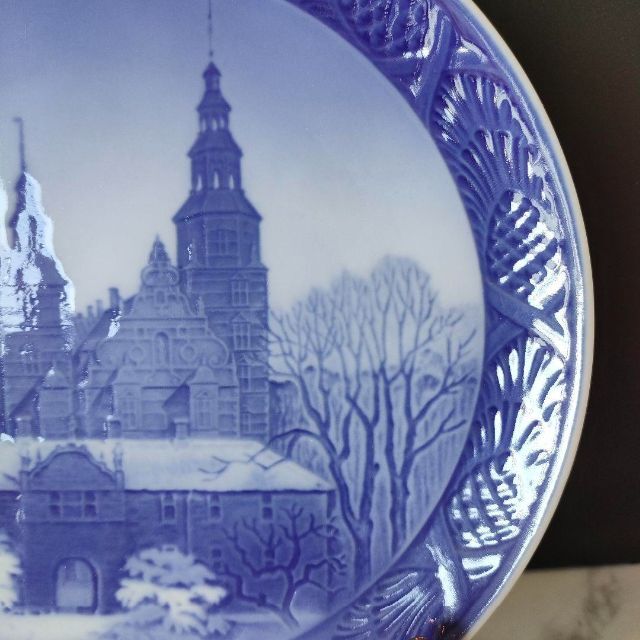 1956年　ロイヤルコペンハーゲン イヤープレート　クリスマスプレート　陶器