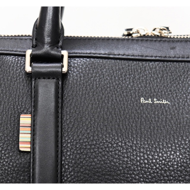 ポールスミス》新品 シボ感 2Way レザービジネスバッグ ブリーフケース