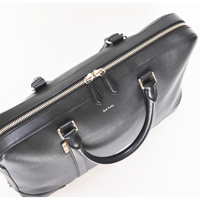 ポールスミス》新品 シボ感 2Way レザービジネスバッグ ブリーフケース
