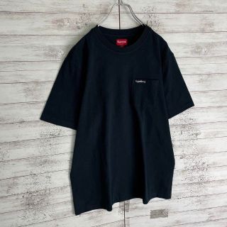 7054 【人気デザイン】シュプリーム☆ワンポイントロゴ定番カラーtシャツ　美品