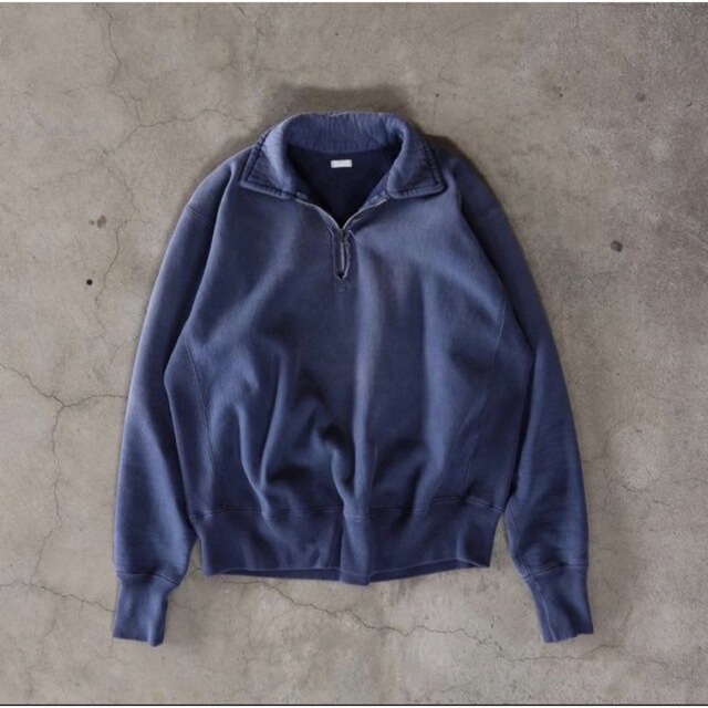 COMOLI(コモリ)のA.PRESSE Vintage Half Zip Sweatshirt メンズのトップス(スウェット)の商品写真