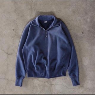 コモリ(COMOLI)のA.PRESSE Vintage Half Zip Sweatshirt(スウェット)