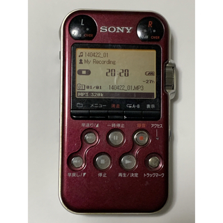 SONY - SONY リニアPCMレコーダー M10 レッド PCM-M10/Rio 
