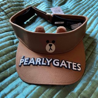 パーリーゲイツ(PEARLY GATES)のパーリーゲイツ　サンバイザー　LINEコラボ　新品未使用(その他)