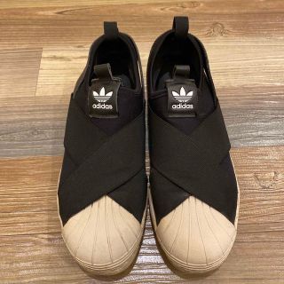 adidas - アディダス スーパースター スリップ オン コアブラック ...