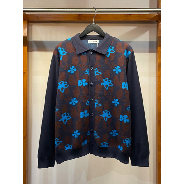 TTT_MSW 23SS Flower Camo Knit Polo - ニット/セーター