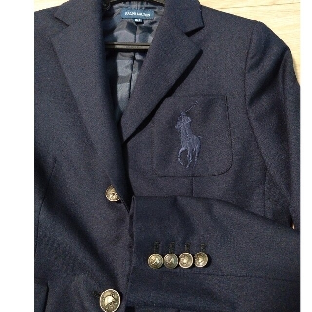 Ralph Lauren(ラルフローレン)の★キキララいちごさん専用★　RALPH LAUREN　150 紺色ジャケット キッズ/ベビー/マタニティのキッズ服女の子用(90cm~)(ジャケット/上着)の商品写真