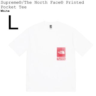 シュプリーム(Supreme)のL Supreme North Face Printed Pocket Tee(Tシャツ/カットソー(半袖/袖なし))