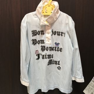 ポンポネット(pom ponette)のpom ponette junior L 160㎝　綿100%長袖ボロシャツ(Tシャツ/カットソー)