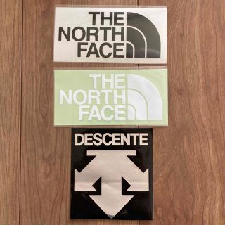 ザノースフェイス(THE NORTH FACE)の【新品】THE NORTH FACE、Descenteステッカー 3点セット(その他)