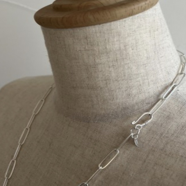 JULY NINE Oval Silver Chain Necklace ランキング上位のプレゼント ...