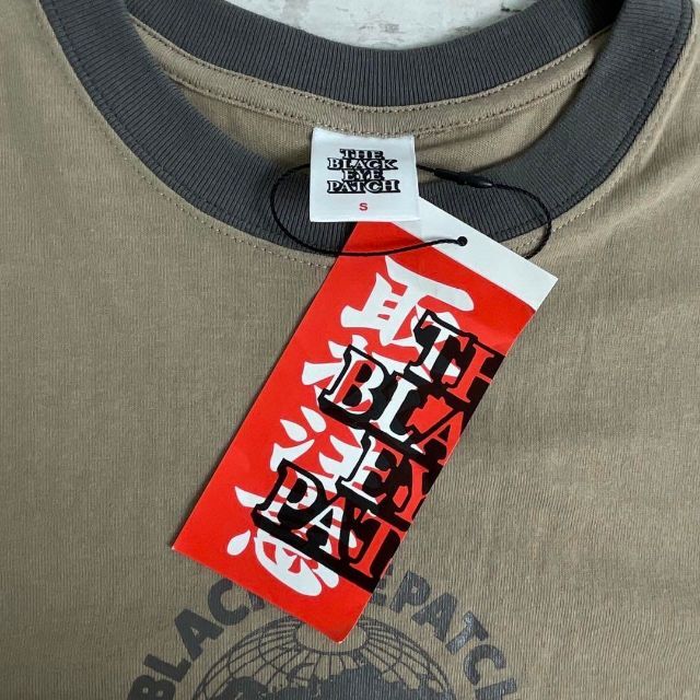 【希少デザイン】ブラックアイパッチ☆ビッグロゴ 取扱注意 入手困難 Tシャツ