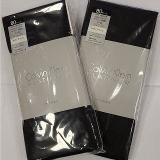 カルバンクライン(Calvin Klein)のカルバンクライン　タイツ　2足　L～LL(タイツ/ストッキング)