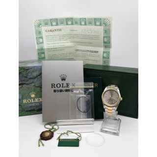 ロレックス(ROLEX)のROLEX 14203 オイスターパーペチュアル K番 コンビ K18YG/SS(腕時計(アナログ))